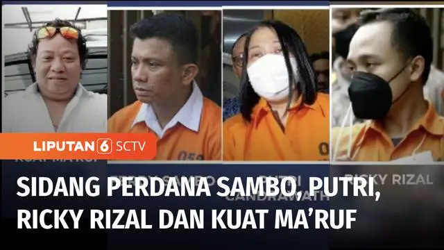 VIDEO: Hari Ini, Sambo, Putri Candrawathi, Ricky Rizal, dan Kuwat Ma’ruf Akan Jalani Sidang Perdana