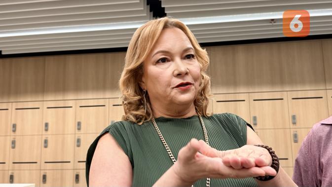 Lisa Jackson, Vice President Environment, Policy, and Social Initiatives Apple, saat ditemui usai kelulusan siswa Apple Developer Academy di Bali. (Liputan6.com/ Yuslianson)