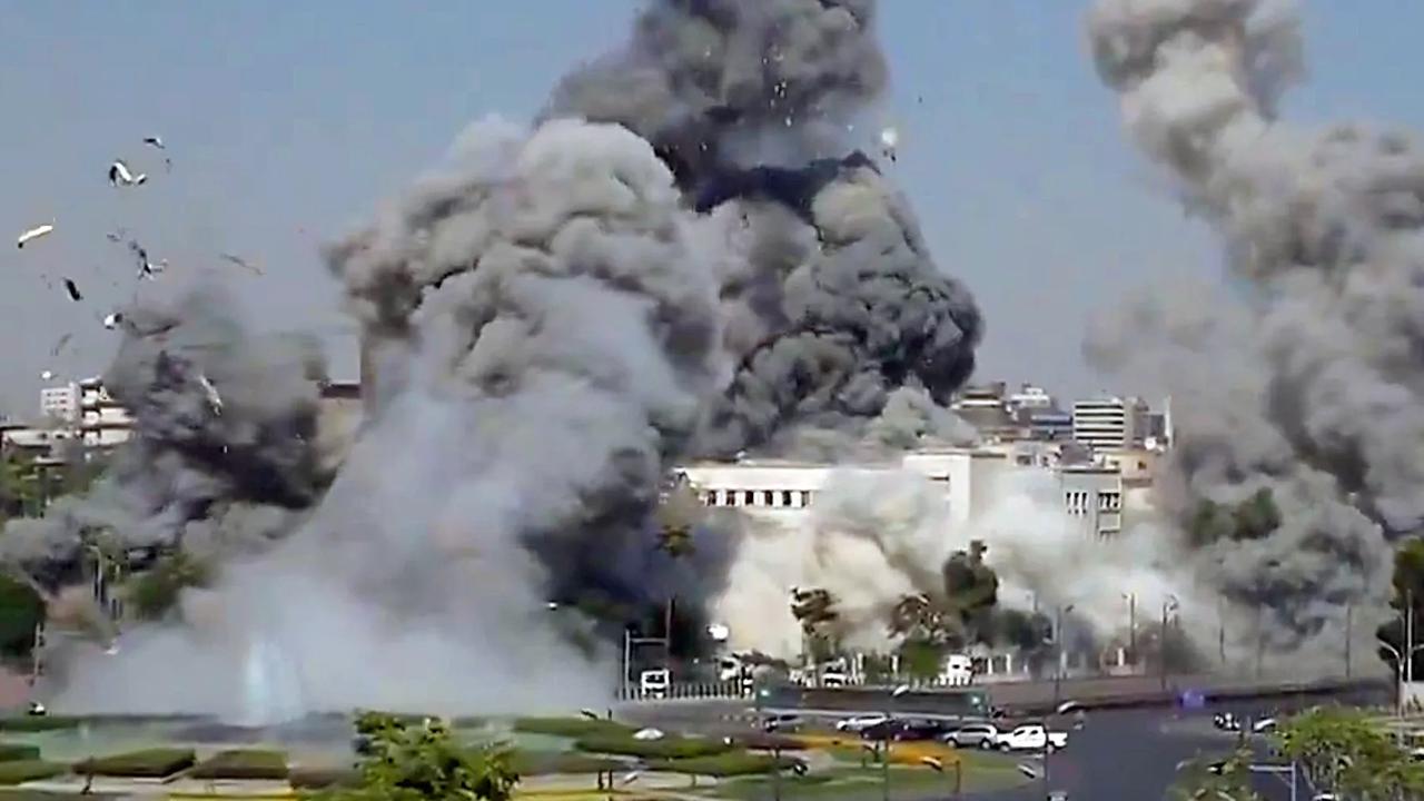 serangan israel ke damaskus