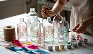 Cara Membuat DIY Botol Kaca yang Cantik dan Bernilai Jual untuk Pemula