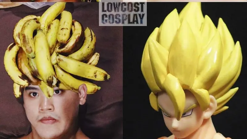 7 Potret Cosplay Low Budget Pakai Pisang Ini Kocak, Kreatif Banget