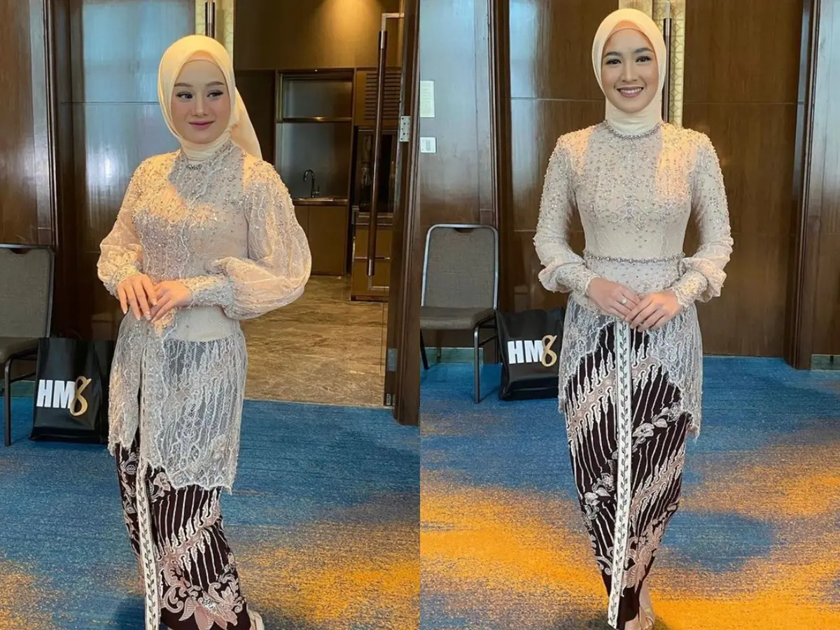 7 Inspirasi Model Baju Bridesmaid Hijab ala Artis dari Cut Syifa