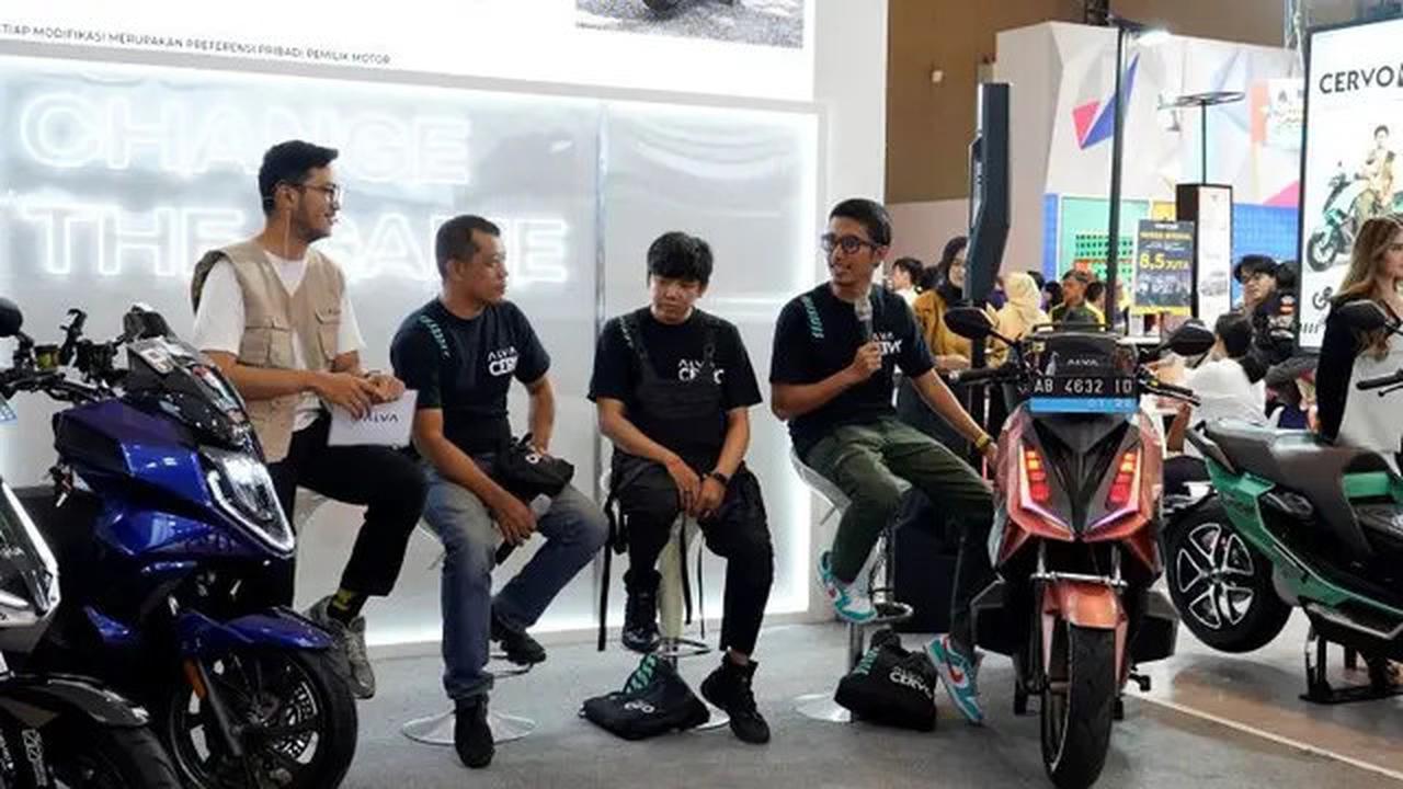 Alva Pamer Motor Listrik Modifikasi di IIMS 2025, Apa yang Spesial?