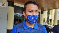 Pemain Persib Bandung, Dedi Kusnandar. (Bola.com/Erwin Snaz)