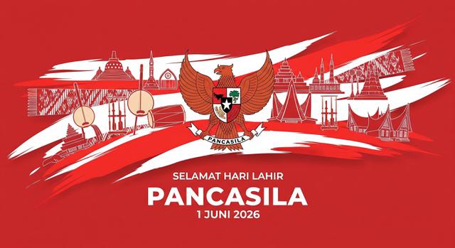 Caption Hari Pancasila Singkat dan Bermakna