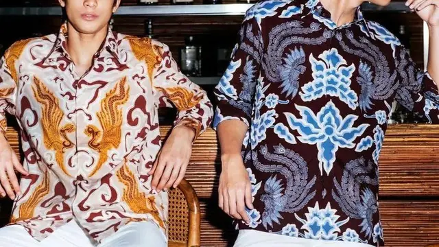 7 Pesona Eddy Meijer Anak Maudy Koesnaedi Jadi Model Kampanye Brand Lokal Kenamaan, Tampil Keren Pakai Kemeja Batik