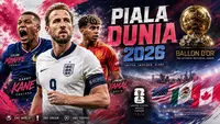 Deretan pemain di Piala Dunia 2026 yang berpotensi meraih Ballon d'Or. (Bola.com/Generated AI)