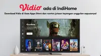 Vidio ada di IndiHome.