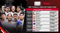 Thomas & Uber Cup edisi 2026 resmi dimulai. Saksikan keseruannya hanya di Vidio.