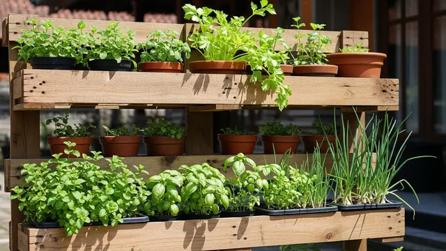 12 Inspirasi Rak Tanam Sederhana dari Kayu Bekas untuk Kebun Rumah yang Estetik