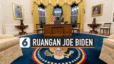 Kantor Oval, sebutan bagi ruang kerja Presiden Amerika Serikat, kerap mendapat perubahan setiap kali presiden baru pindah ke Gedung Putih. Tak terkecuali Joe Biden yang mendekor ulang ruangan kerja mantan Presiden Donald Trump tersebut.