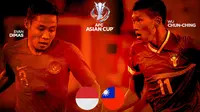 Kualifikasi Piala Asia - Duel Kapten - Indonesia Vs Chinese Taipei (Bola.com/Adreanus Titus)