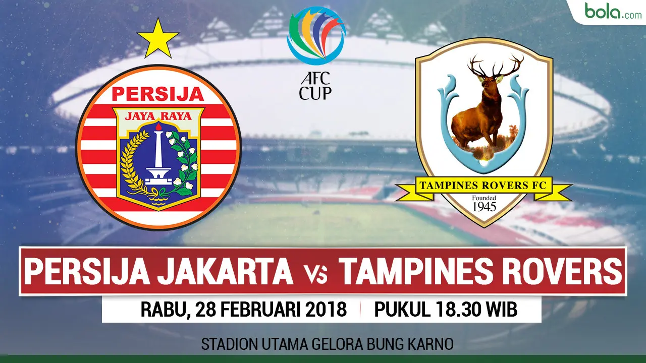 Persija Jakarta Vs Tampines Rovers