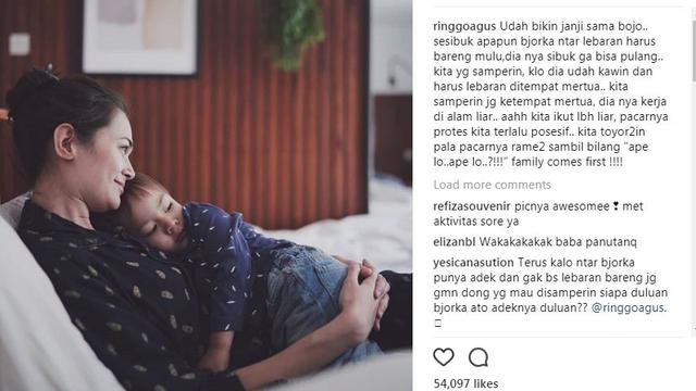 Ringgo Agus Rahman dan Bjorka