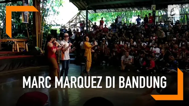 Selain menyapa penggemarnya, Marc Marquez bertemu dengan Gubernur Jawa Barat Ridwan Kamil, meluncurkan 5 moge terbaru Honda, dan yang terakhir adalah bermain angklung di Saung Angklung Mang Udjo, Padasuka, Bandung.