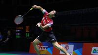 Penampilan tunggal putri Gregoria Mariska Tunjung pada Kejuaraan Bulutangkis Asia Beregu 2020, Selasa (12/2/2020). (PBSI)