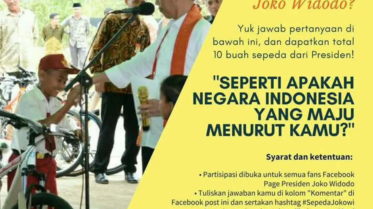 kuis sepeda Jokowi
