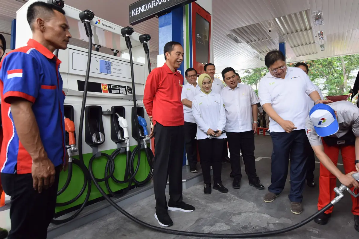 Jokowi Luncurkan Implementasi B30 di SPBU Pertamina