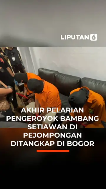 Akhir Pelarian Pengeroyok Bambang Setiawan di Pejompongan Ditangkap di Bogor