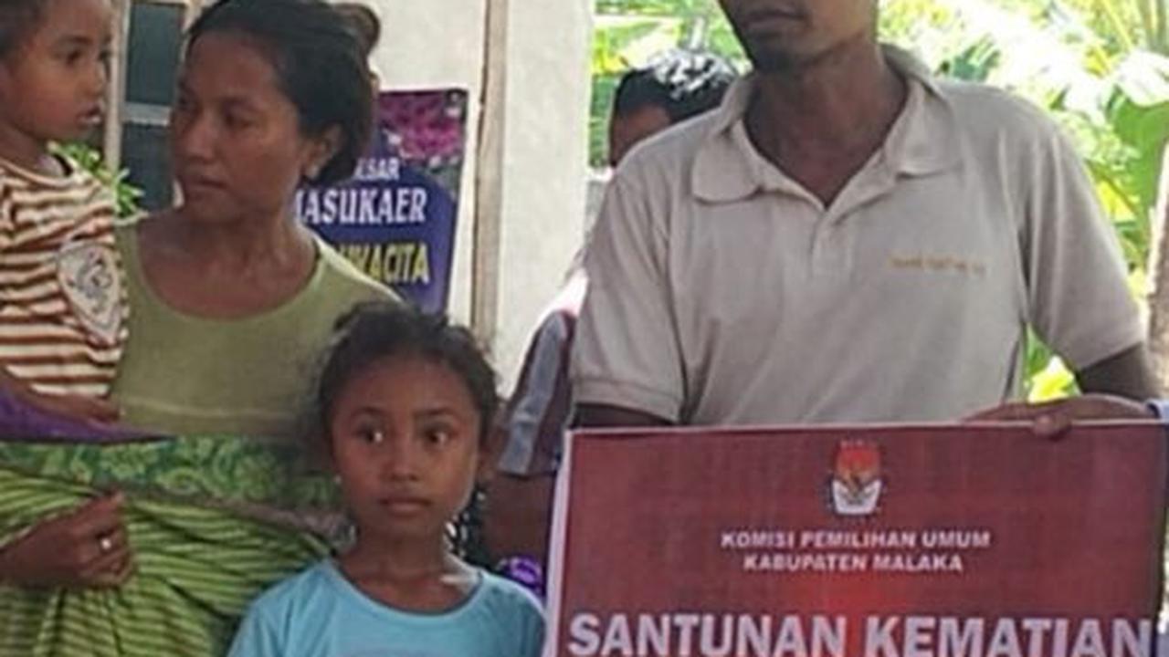 Ahli Waris Ketua KPPS di Malaka Tengah NTT Meninggal Usai Kawal Pemilu Dapat Santunan Rp46 Juta