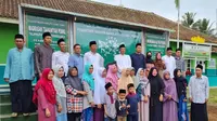Dzurriyah Muassis NU Lampung di Ponpes Modern Tanggamus mendoakan Muktamar NU yang akan digelar berjalan lancar untuk memilih tampuk pimpinan PBNU selanjutnya. (Ist)
