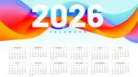 Ilustrasi kalender 2026. (Image by Freepik)