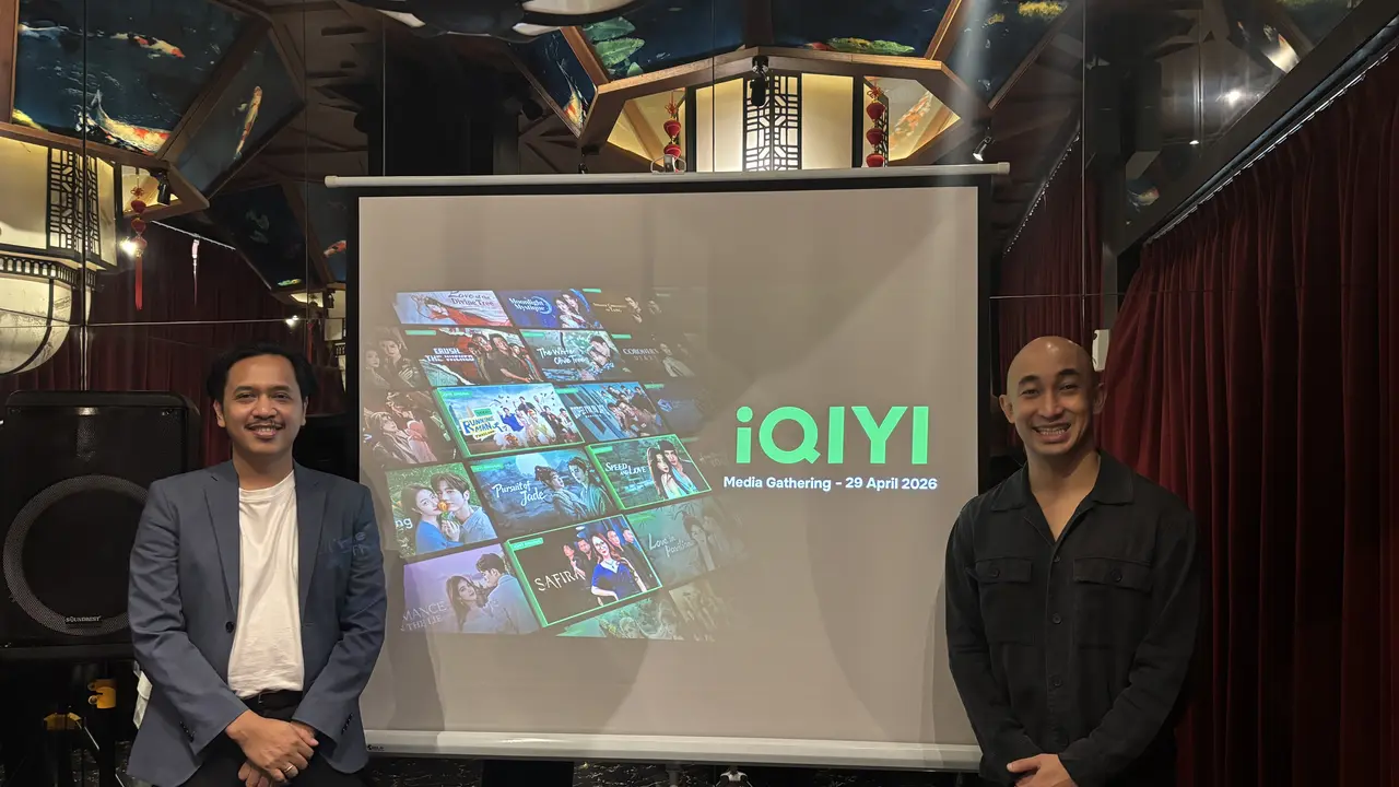 Dinesh Ratnam (Senior Managing Director for Southeast Asia)  dan Ikhsan Sasmita (Head of Original Content Indonesia) iQiyi. (ist)