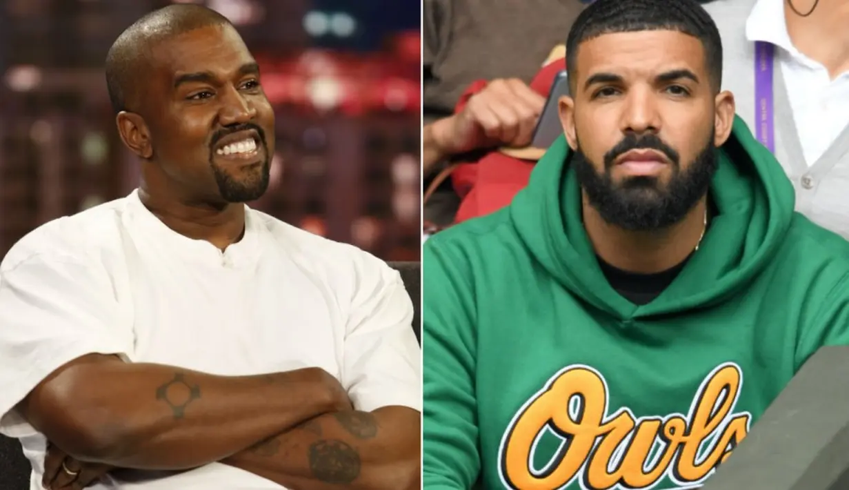 Kanye West menggunakan Twitter untuk mengucapkan permintaan maafnya pada Drake. (Getty Images - Entertainment Tonight)