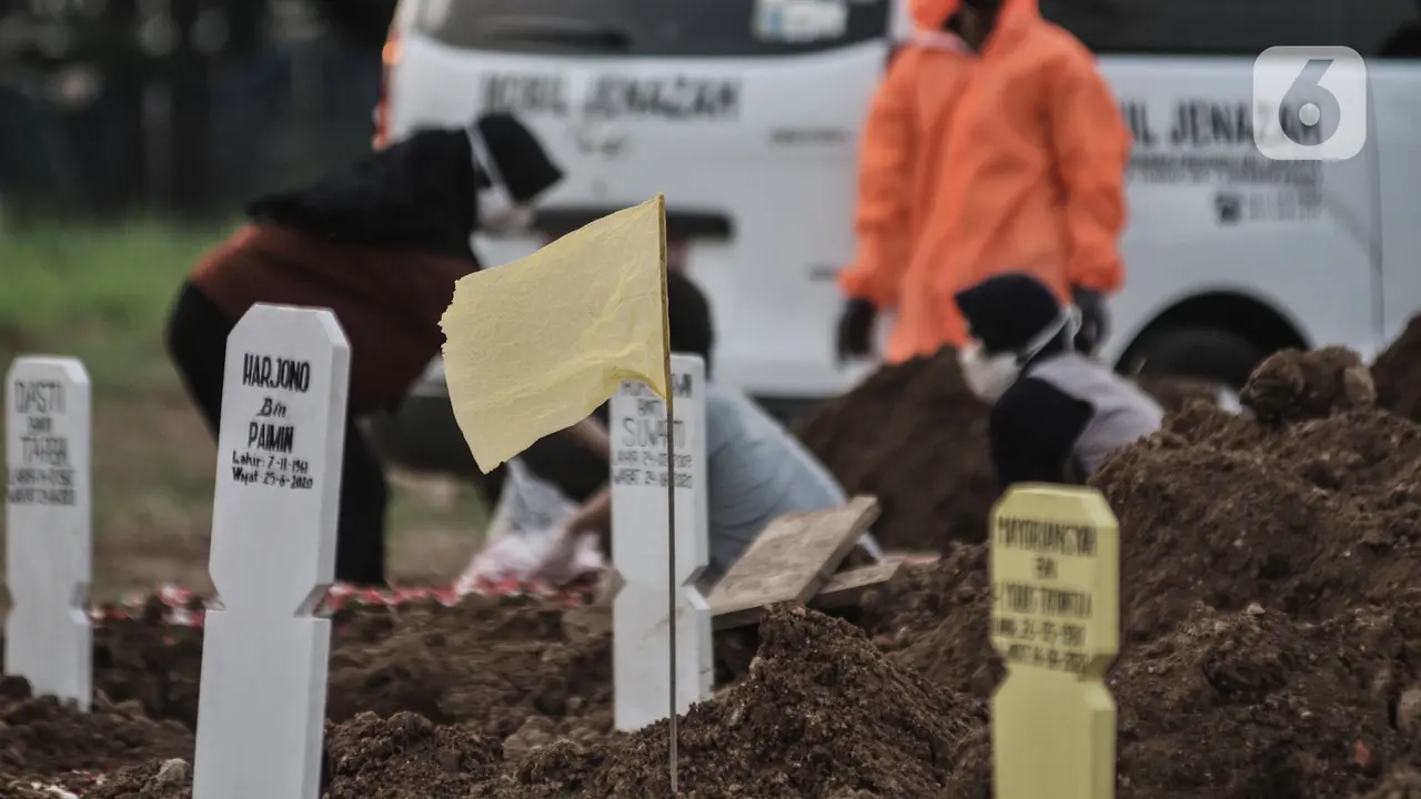 PSBB Transisi, Pemakaman Korban Covid-19 di TPU Tegal Alur Meningkat