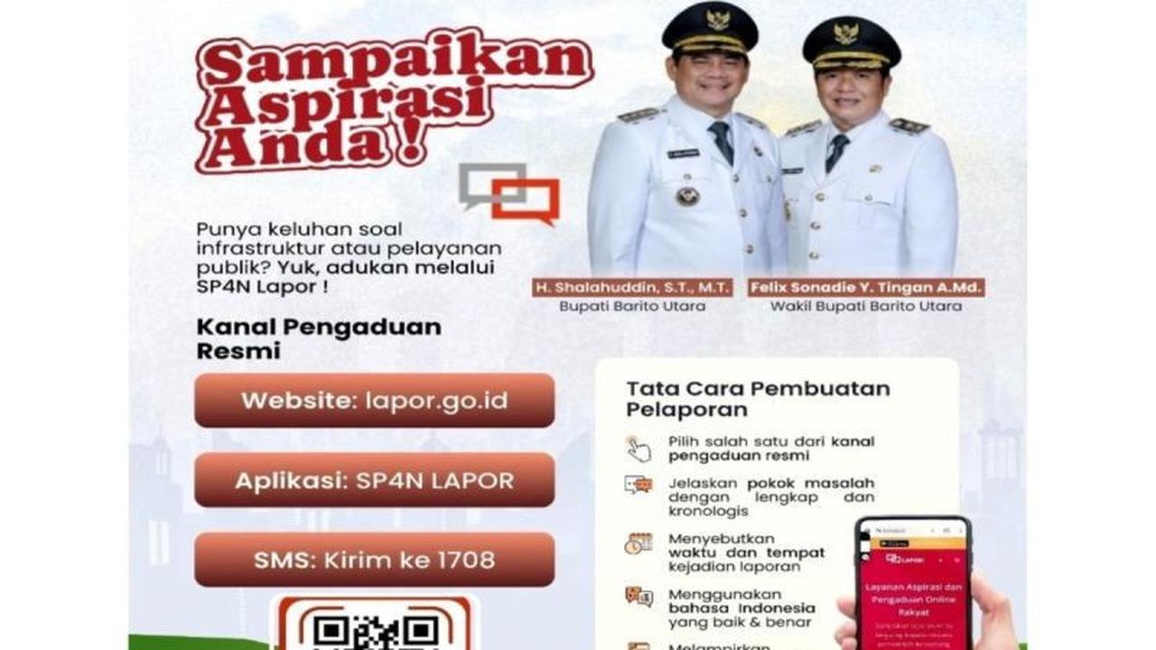 Pemkab Barito Utara Ajak Masyarakat Aktif Manfaatkan SP4N LAPOR untuk Pelayanan Publik