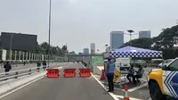 Ada Demo di DPR, Akses Keluar Slipi Tol Dalam Kota Ditutup Sementara