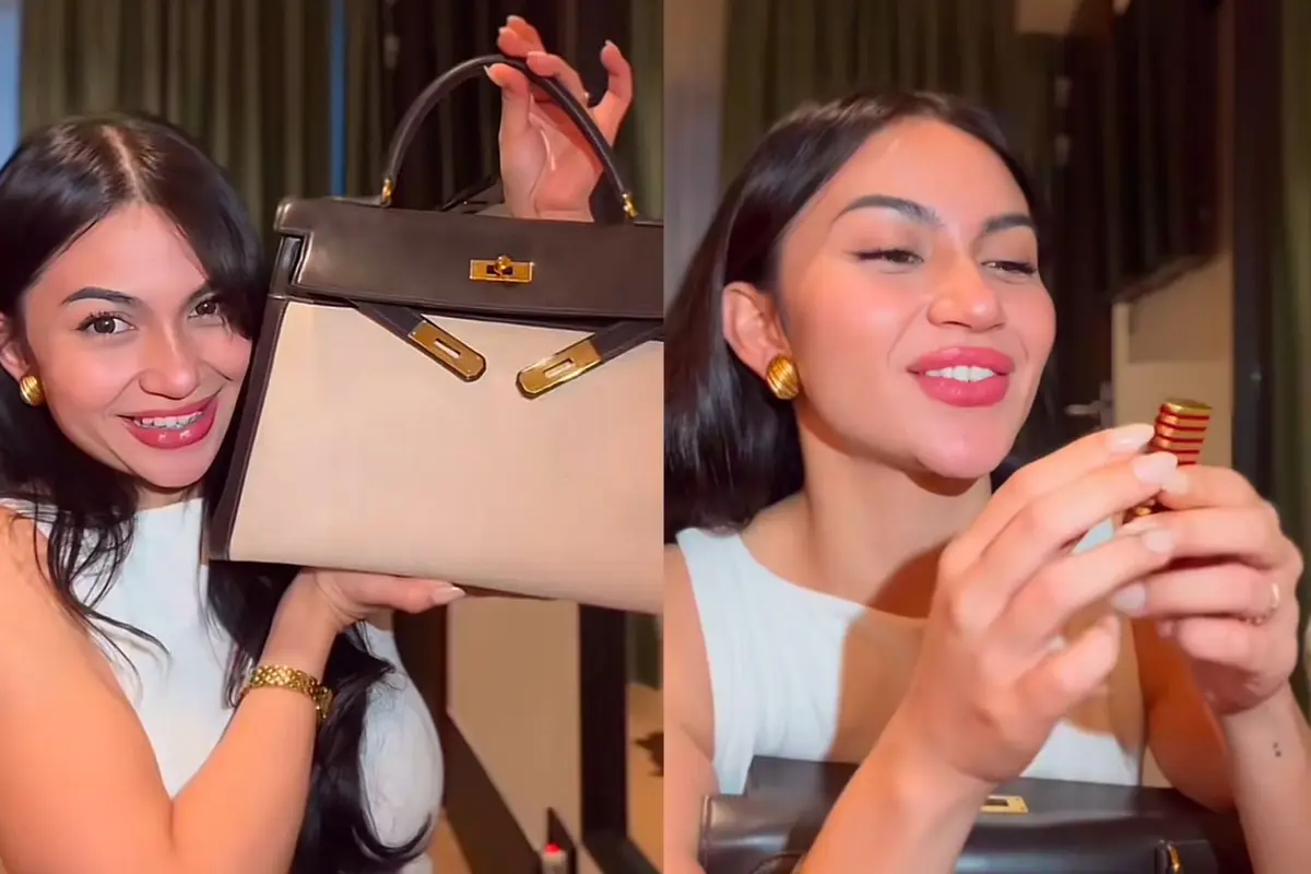 Ariel Tatum Bocorkan Isi Tas Saat Pergi ke Roterdam untuk Hadiri Premier Film Perang Kota