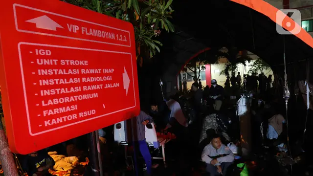 Kondisi Korban Gempa Cianjur di RSUD Sayang