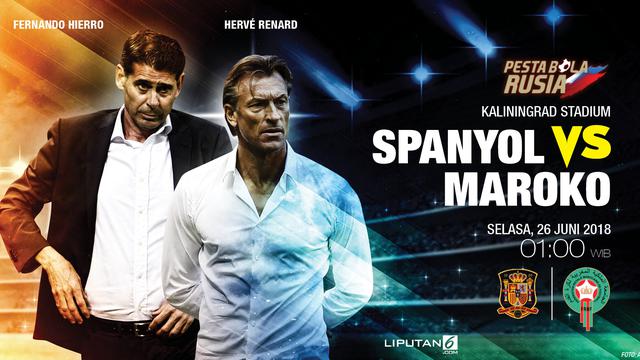 Prediksi Spanyol vs Maroko