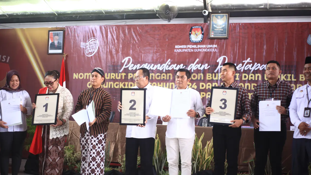 Peserta Pilakada Gunungkidul 2024