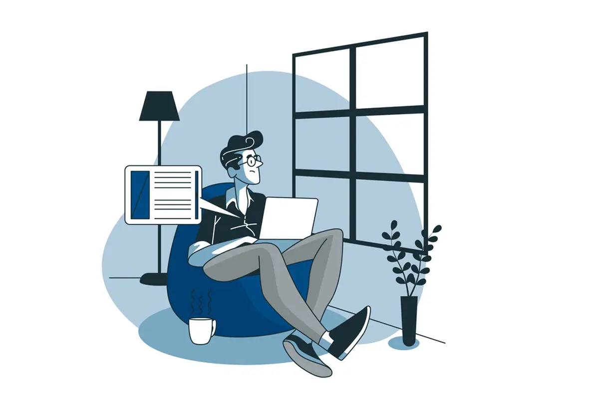 Ilustrasi pekerja kreatif