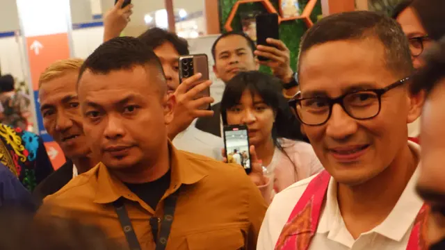 Sandiaga Uno di Kompas Travel Fair, Minggu, 3 September 2023. (dok. Winda Syifa Sahira)