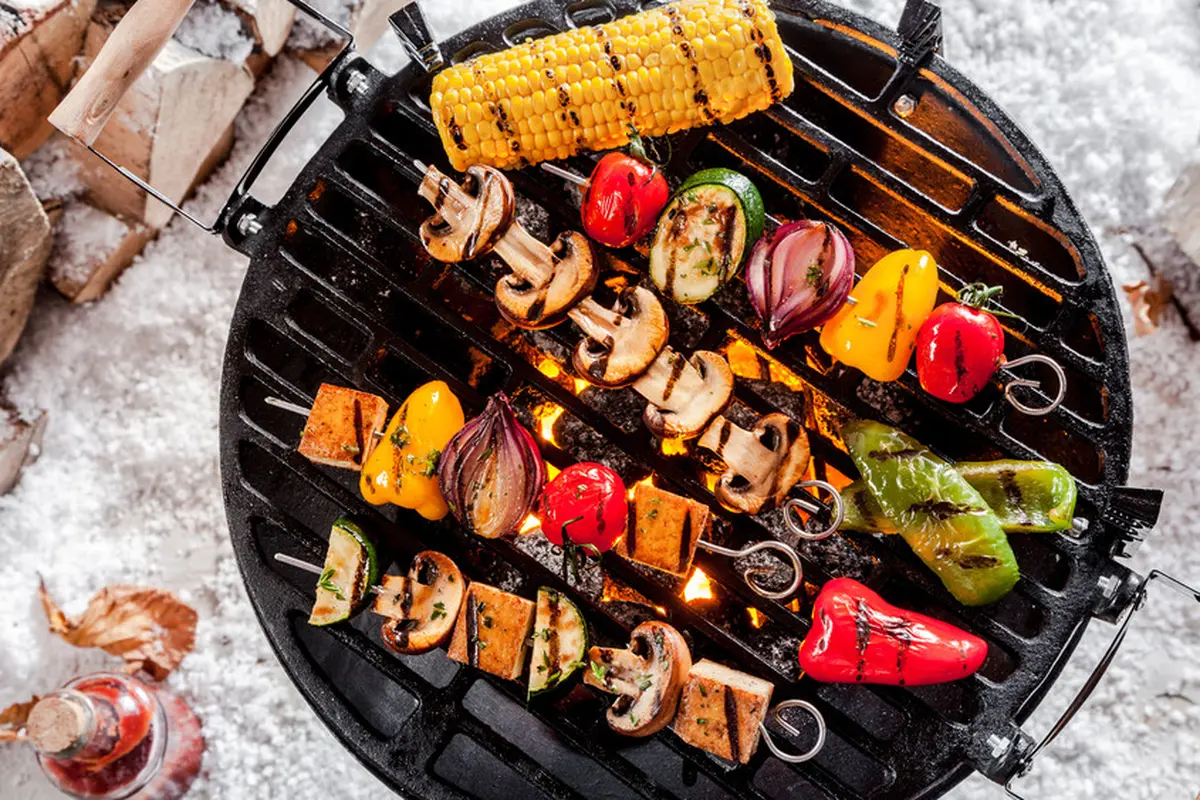 Ilustrasi sayur barbeque
