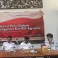 Diskusi publik yang diselenggarakan oleh EN-LMND dengan tema "Eksistensi Polri Dalam Penanganan Konflik Agraria" pada Jumat, 6 Oktober 2023. (Liputan6.com/ ist)