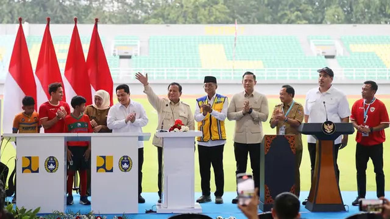 Usai Direnovasi, Presiden Prabowo Resmikan 17 Stadion Berstandar FIFA