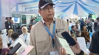 Direktur Jenderal Kawasan Permukiman Kementerian PKP Fitrah Nur di sela acara akad Massal 26.000 KPR FLPP di Cileungsi, Kabupaten Bogor, Senin (29/9/2025). (Liputan6.com/Maulandy)&nbsp;