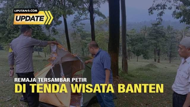 Beredar video di medsos mengenai muda mudi yang terkapar usai tersambar petir di dalam tenda, di objek wisata Bukit Waruwangi, Kabupaten Serang, Banten, pada Jumat siang, 23 September 2022. Salah satu akun Instagram yang membagikan rekaman itu yakni ...