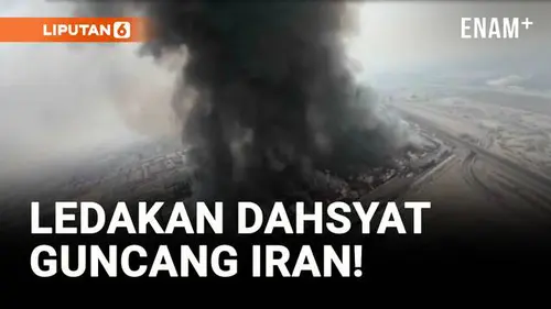 VIDEO: Ledakan Dahsyat di Pelabuhan Iran, Korban Tewas Capai 40 Orang