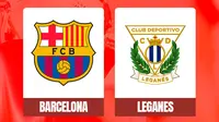 Liga Spanyol - Barcelona Vs Leganes (Bola.com/Adreanus Titus)