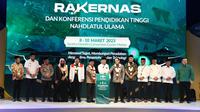 Rakernas dan Konferensi Pendidikan Tinggi Nahdlatul Ulama di Ballroom Hotel Santika Dyandra Medan
