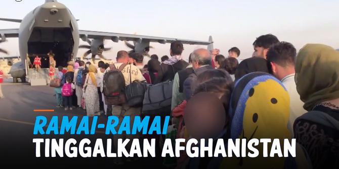 VIDEO: 20 Tewas dalam Insiden Penembakan dan Terinjak-Injak di Bandara Kabul