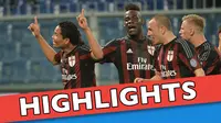 Video highlights Serie A Italia antara Sampdoria melawan AC Milan yang berakhir dengan skor 0-1, Senin (18/4/2016) WIB.