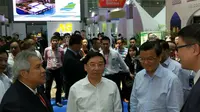 Acara pameran Fuzhou 19th Cross Straits Fair for Economy and Trade di International Conference and Exhibition Centre, Fuzhou, Provinsi Fujian,China. (Dokumentasi Kemlu)