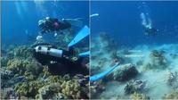 Momen Gempa 7,2 SR di Dasar Laut Banda Tak Sengaja Tertangkap Kamera Ini Bikin Merinding (sumber: Instagram/itamkongbagaram)