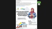 Cek Fakta: Tidak Benar Link Pendaftaran Rekrutmen Pendamping PKH 2026